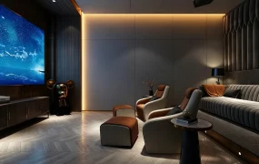Luxury Home Theater And Media Room