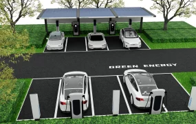 Solar Powered Charging Station