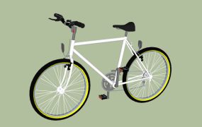 White Cruiser Bicycle