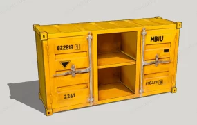Shipping Container Storage Cabinet