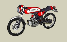 Honda SS50 Motorcycle