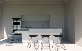 Island In Small Kitchen