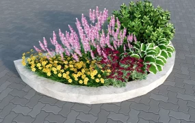 Half Circle Garden Bed