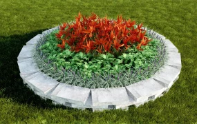Round Raised Garden Bed