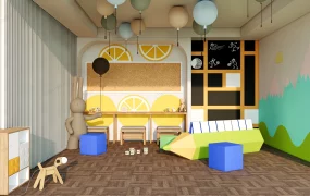 Yellow Kids Playroom