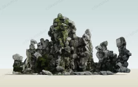 Chinese Rock Garden Idea