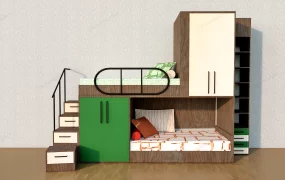 Bunk Bed With Storage For Kids