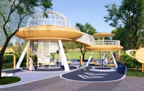 Space Themed Kids Playground