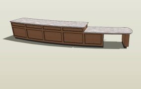 Long Reception Desk