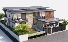 Modern Tropical Villa With Pool & Courtyard