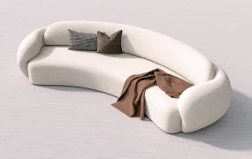 Curved Couch Sofa