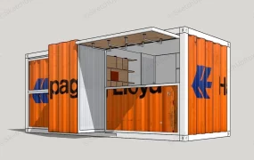 Container Food Kiosk