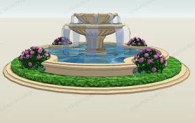 Flower Garden Fountain