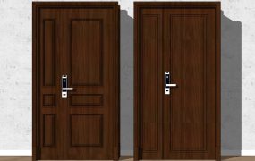 Domestic Security Door with Smart Lock