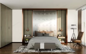 Grey Bedroom Interior Design