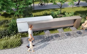 Outdoor Mini Bar Design