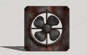 Rusty Industrial Exhaust Fan