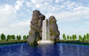 Rock Garden Waterfall