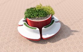 Raised Garden Bed With Seating