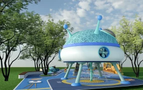 Space Alien Themed Playgound