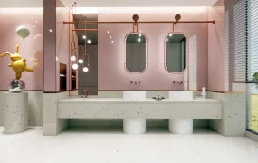 Office Bathroom Vanity Idea