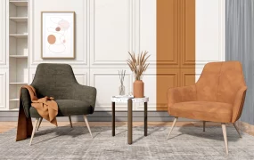 3 Piece Accent Chair Set