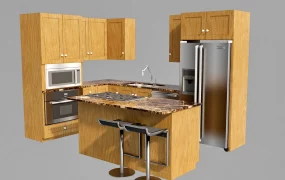 Small L Shaped Kitchen With Island