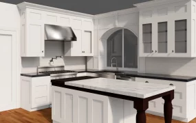 Traditional Style Kitchen Layout