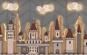 2 Kids Room Features Wall Ideas