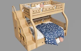 Solid Wood Bunk Beds