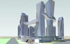 Modern CBD Office & Apartment Architecture Concept