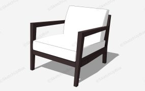 Classic Wood Club Chair