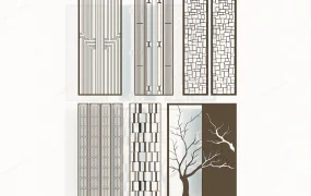 Decorative Room Partition Panels