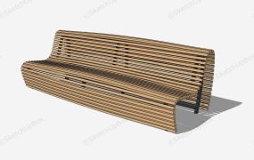 Ergonomic Park Bench