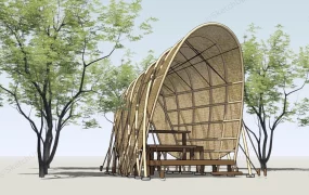 Bamboo Pavilion Design