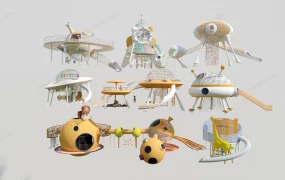 Space Themed Playground Equipment