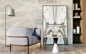 Accent Chair And Table Set