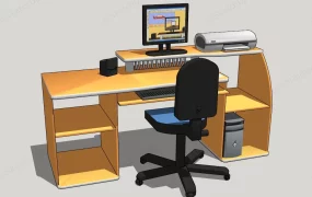 Office Computer Desk And Chair Set