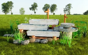 Small Japanese Garden Waterfall
