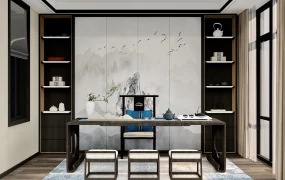 Small Chinese Style Tea Room