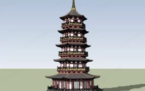 Classic Chinese Pagoda Architecture