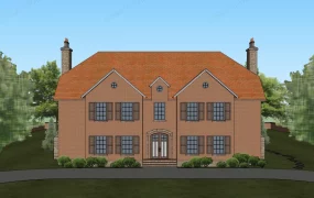 Red Brick English Village House