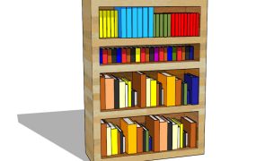 Small Open Bookcase