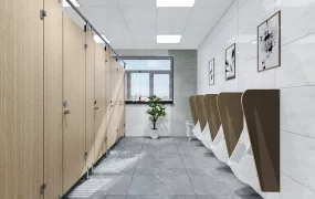 Modern Men's Public Restroom