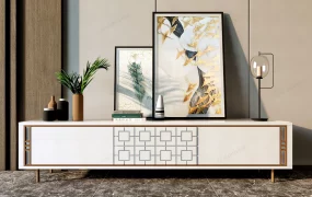 Oriental Style Tv Stand