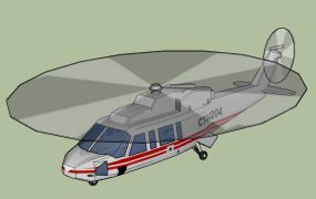 Flying Helicopter