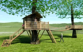 Treehouse And Deck