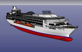 Ocean Liner Cruise Ship