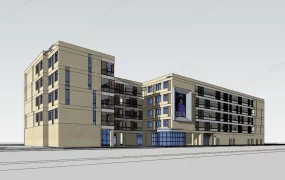 Shopping Center With Retail Outlets