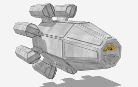 Sci-Fi Spaceship